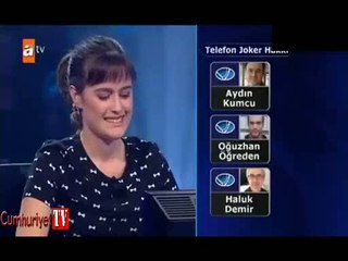 Genç kızın verdiği yanıt izleyenleri şaşırttı