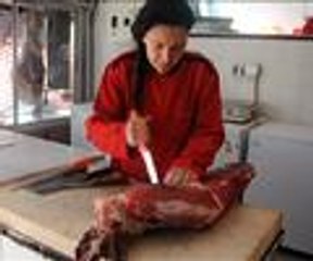 Beş dakika dura dura kasap oldu