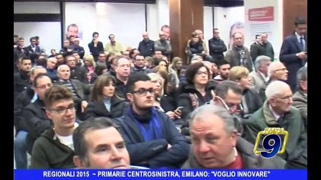 REGIONALI 2015 | Primarie centrosinistra, Emiliano: Voglio innovare
