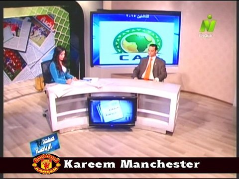 الاعلامية هبة ماهر في صفحة الرياضة مع الكاتب الصحفي ياسر تهامي 26 نوفمبر 2014