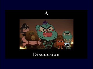 A Discussion: The Amazing World of Gumball, The Pizza.