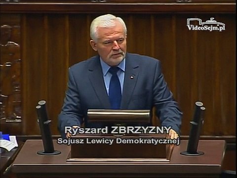 Poseł Ryszard Zbrzyzny - Wystąpienie z dnia 26 listopada 2014 roku.