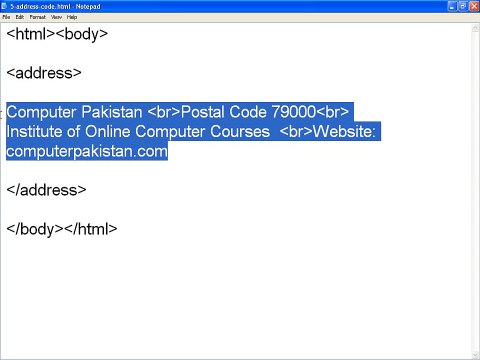 Web Designing Course HTML Tutorial in Urdu Make a Website Page 02