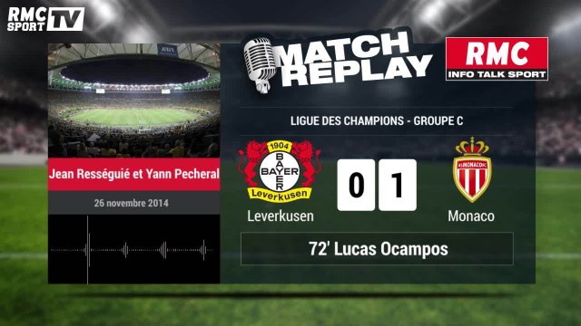 Bayer Leverkusen-Monaco (0-1) : leAC Match Replay avec le son de RMC Sport