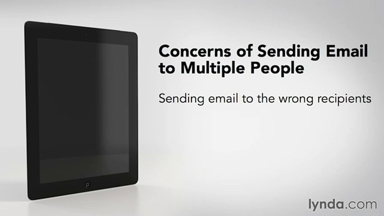 Writing Email tutorial 4 emailing to the right people