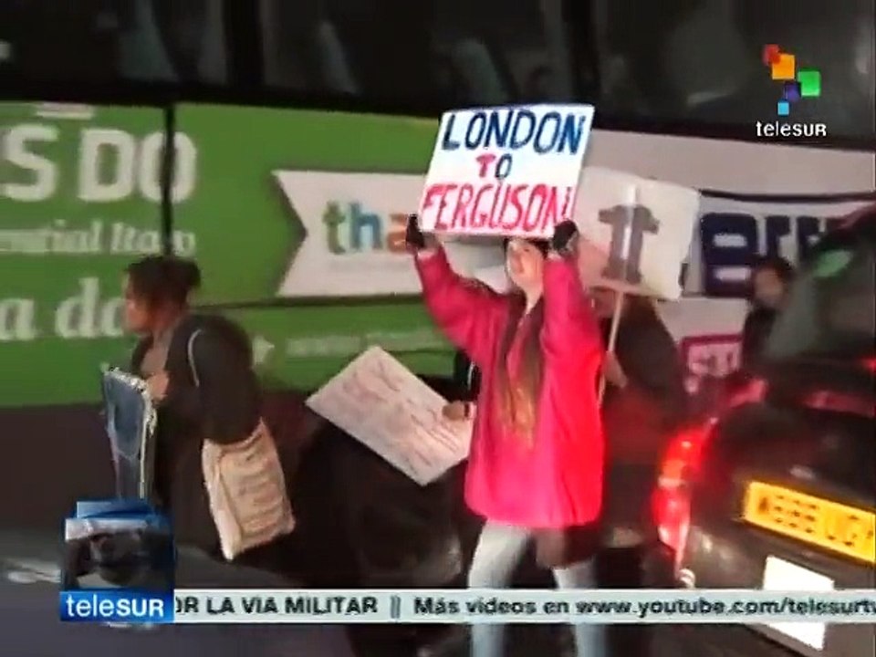 Reino Unido: londinenses protestan por caso Michael Brown
