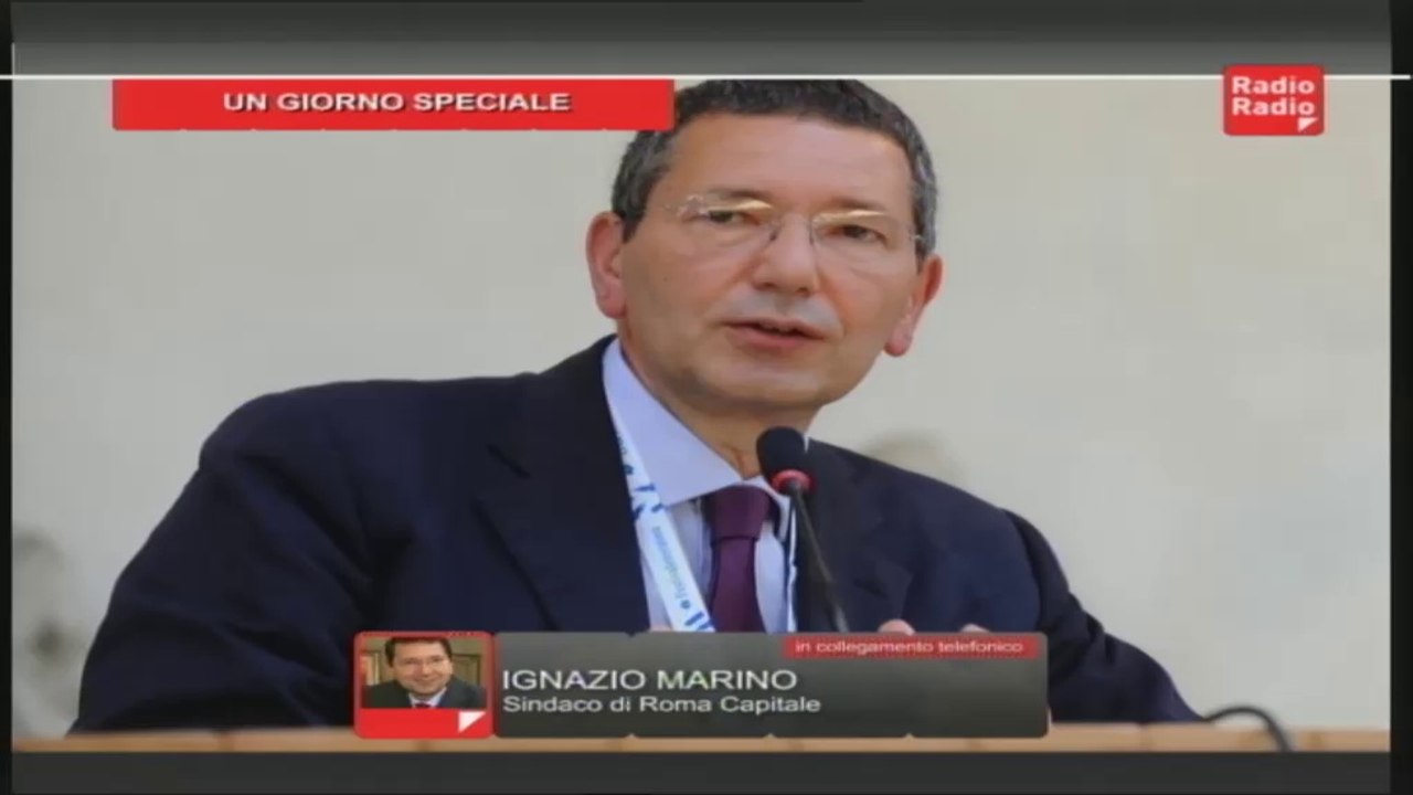 Un giorno speciale in diretta Ignazio Marino sindaco Roma capitale - 27 novembre 2014