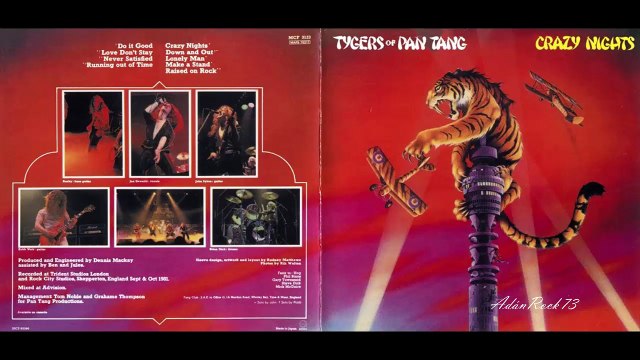 Tygers Of Pan Tang - Crazy Nights (1981 Crazy Nights)