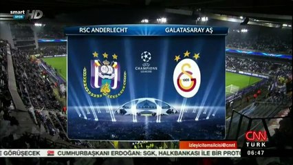 Anderlecht - Galatasaray 2-0 Maç Özeti