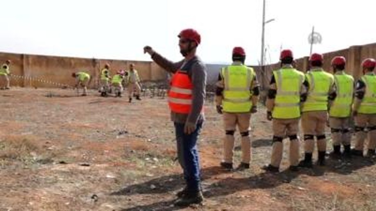 Suriye'de Sivil Savunma Eğitimi