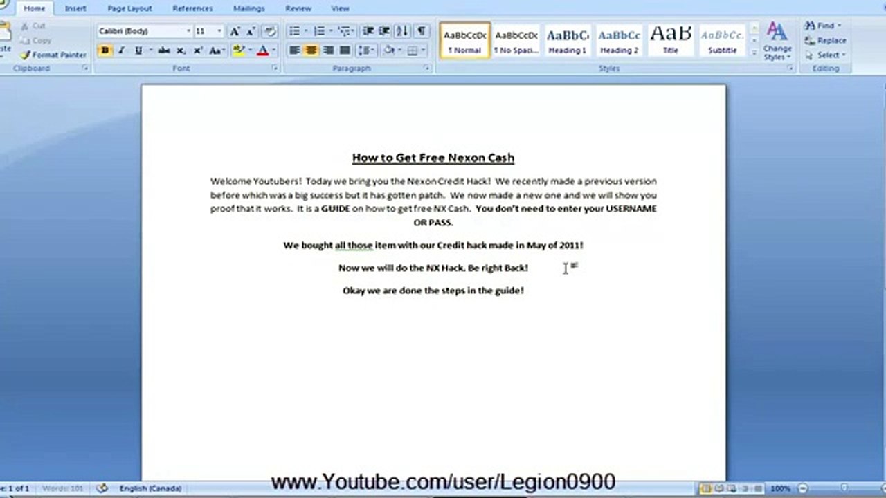 Nexon Cash Generator 2012 _ NX Cash Hack