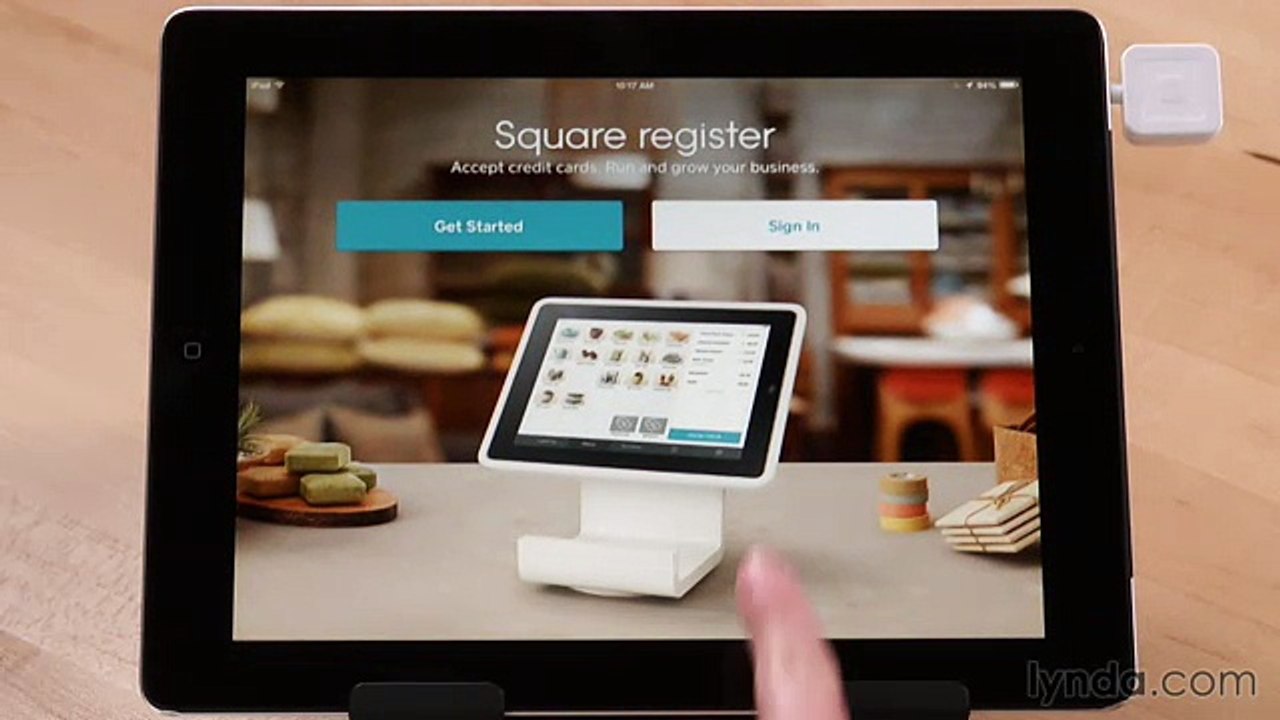 Up and Running with Square Register tutorial 5 Customizing Tablet