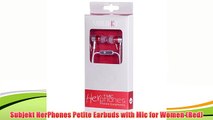 Best buy Subjekt HerPhones Petite Earbuds with Mic for Women (Red)