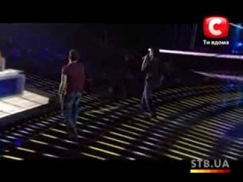 Песня за жизнь дуэт Семенов и Павлик - Берега - Г. Лепс - Седьмой прямой эфи - Х фактор 1