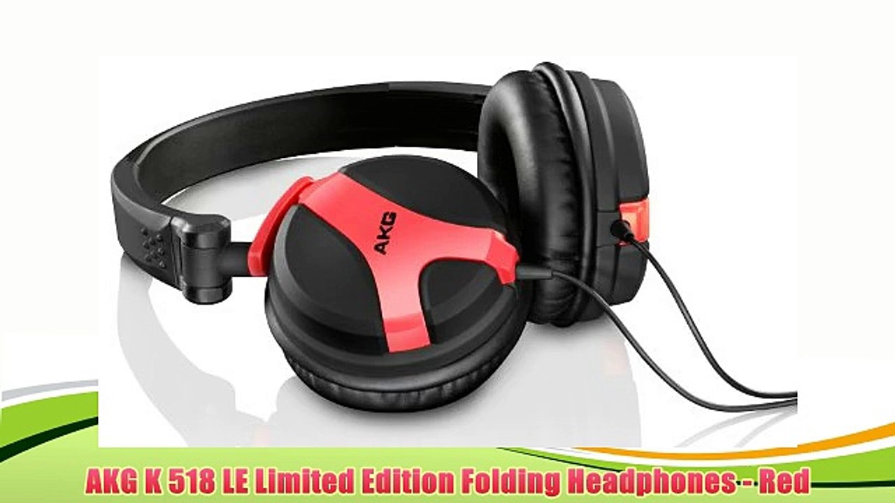 Best buy AKG K 518 LE Limited Edition Folding Headphones - Red