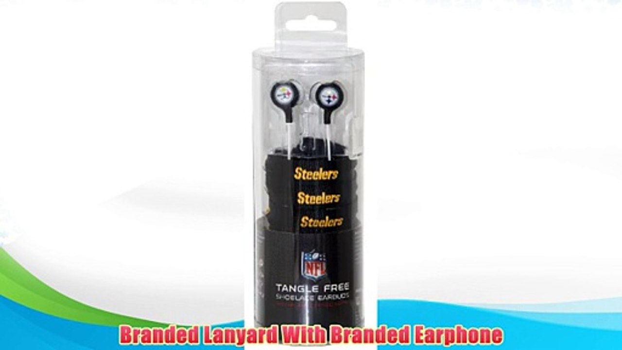 Best buy iHip Official NFL - PITTSBURGH STEELERS - Great Quality Shoelace Style Earbud With