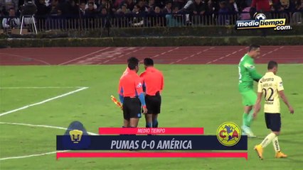 El gol del: Pumas vs América (1 - 0)