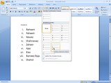 microsoft office word numbering format define value choose number list liberary in urdu part 064