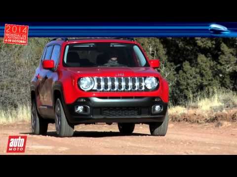 Jeep Renegade - En direct du Mondial de l'Auto avec auto-moto.com
