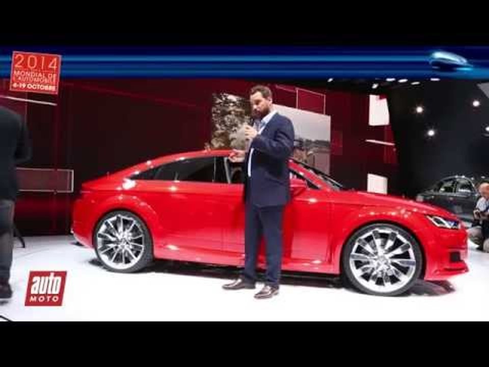 Audi TT Sportback Concept - En direct du Mondial de l'Auto avec auto-moto.com
