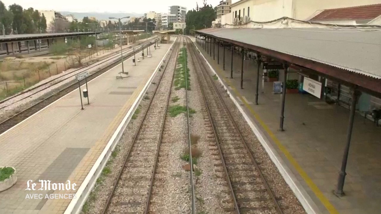 Vidéo : grève générale en Grèce, décors urbains sans habitants