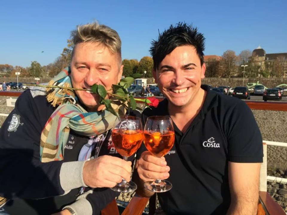 A-Rosa Brava Flusskreuzfahrt Düsseldorf - Köln 02.-03.11.2014 Hubert und Matthias