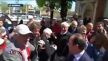 François Hollande chahuté à son arrivée à Carmaux