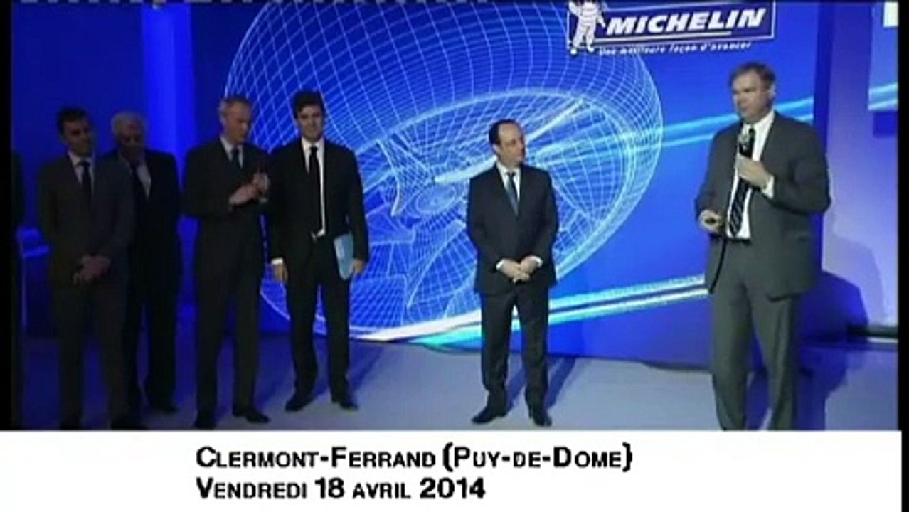 La dernière blague de Hollande sur le "gabarit" du patron de Michelin