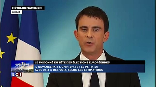 Manuel Valls: Ce scrutin est plus qu'une nouvelle alerte, c'est un choc