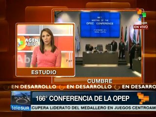 Representantes de la OPEP ofrecerán conferencia de prensa por la tarde