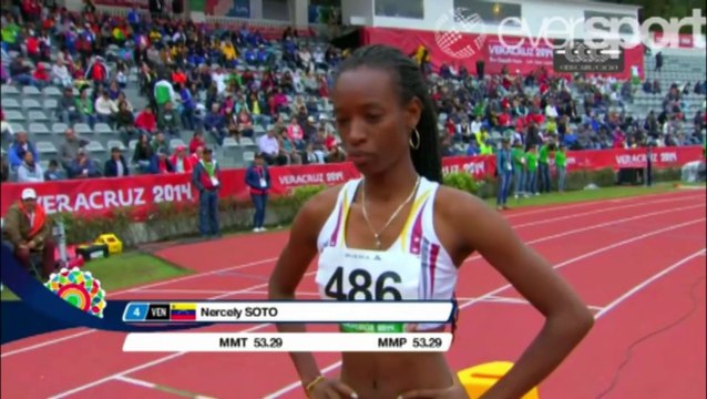 Women's 400 metres Final CAC Games 2014