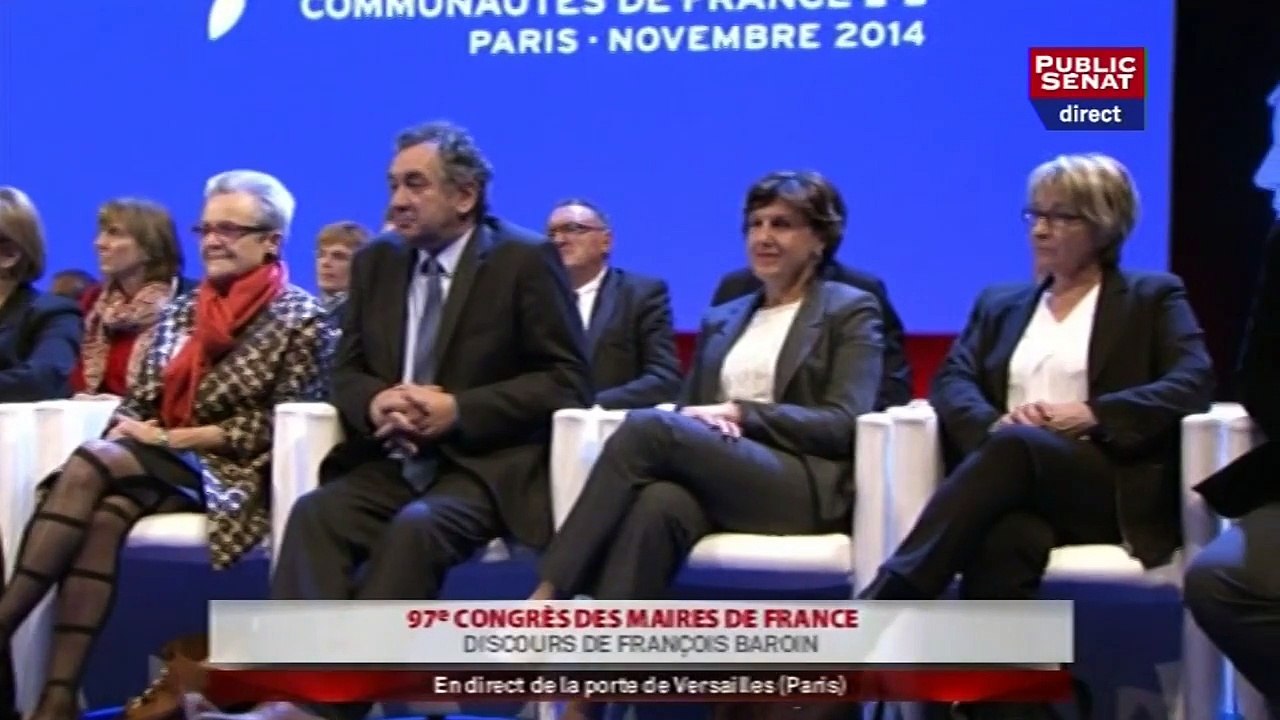 Discours de François Baroin au 97ème Congrès des maires de France