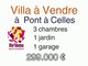 Villa à vendre  dans la rue de Luttre 21 à 6230 Pont-à-Celles (Hainaut) en vente urgente,  cette excellente opportunité d'achat, mise en vente bien en dessous de sa valeur de construction, une belle maison de 2012 en vente pour 299.000 €