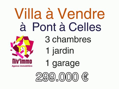 Villa à vendre dans la rue de Luttre 21 à 6230 Pont-à-Celles (Hainaut) en vente urgente, cette excellente opportunité d'achat, mise en vente bien en dessous de sa valeur de construction, une belle maison de 2012 en vente pour 299.000 €