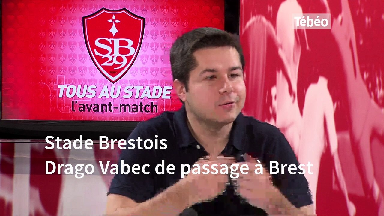 Stade Brestois. Drago Vabec de passage à Brest