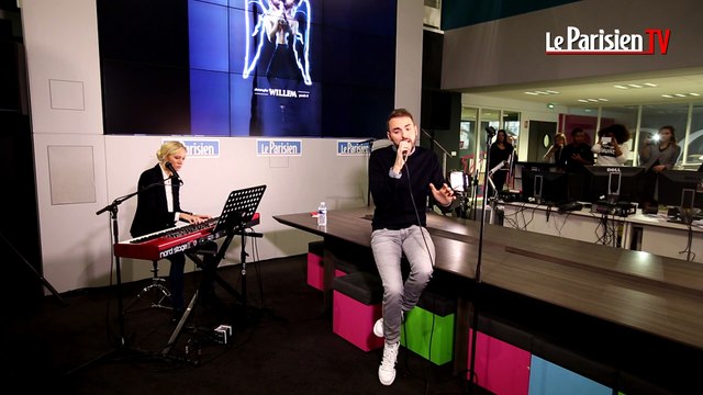 Christophe Willem en live au Parisien : le Chagrin