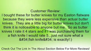 Oneida Easton Stainless Fish Knife - Set of Four (4) Review