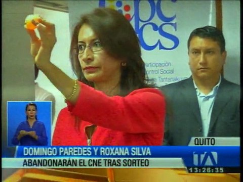 Sorteo realizado por el Consejo de Participación Ciudadana