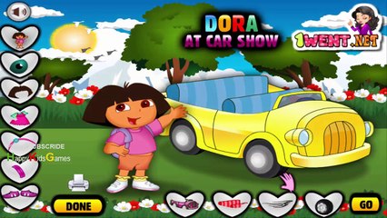 Dora the explorer Games -  Dora at Car Show Game - Walkthrough