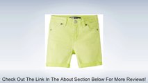 Levi's Little Girls' Catalina Cuffed Midi Short, Oasis, 4 Review