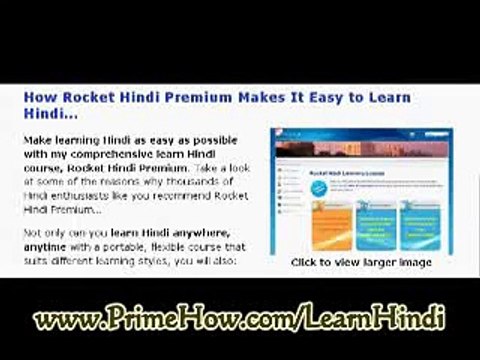 Learn Hindi - Speak Hindi - Learn Hindi Software - Rocket Hindi