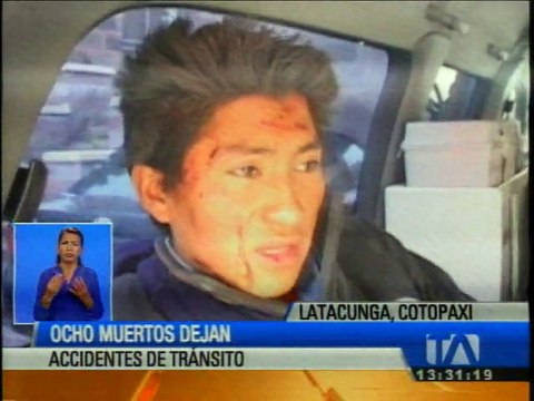 Cotopaxi: ocho personas perdieron la vida en tres accidentes de tránsito