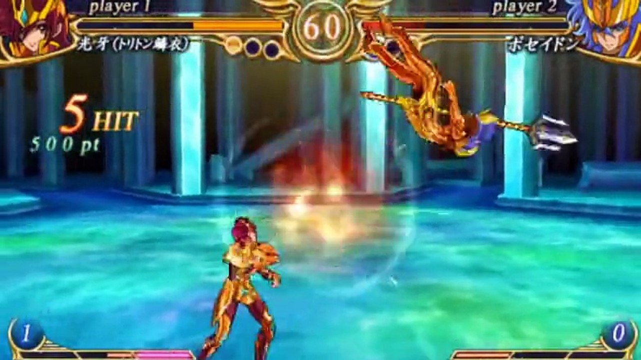 Saint Seiya Omega: Ultimate Cosmo Koga VS Poseidon