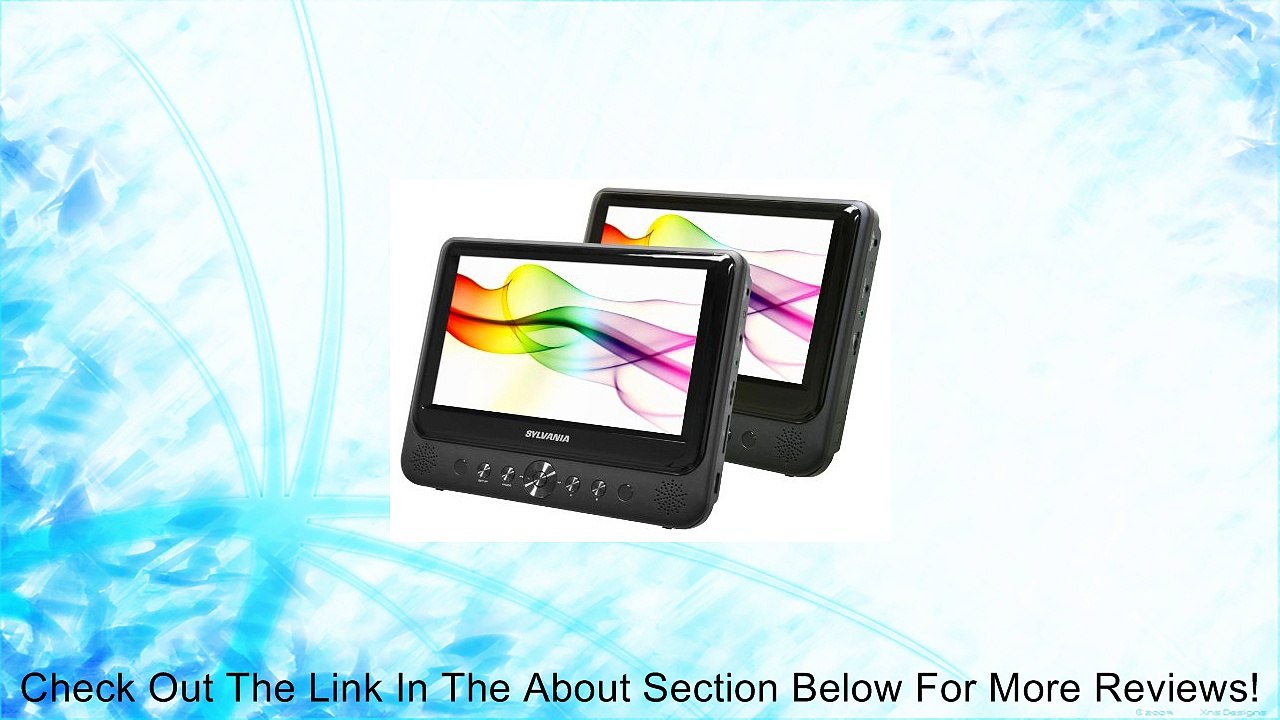 Sylvania SDVD9805 9-Inch Twin, Dual Screen DVD Player with Built-In USB/SD Card Reader Review