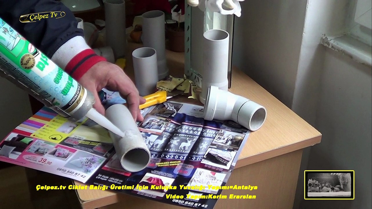 Çelpez.tv Ciklet Balığı Üretimi İçin Kuluçka Yuvalığı Yapımı=Antalya