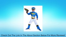 Disguise Power Rangers Megaforce Blue Ranger Muscle Costume Review