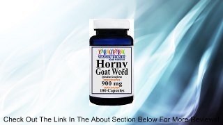 Horny Goat Weed 900mg Natural Whole Herb Capsules - Desire/Libido/Stamina For Men and Women Review