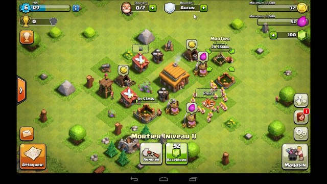 Clash of clans explication de l interface joueur