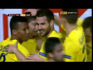 Goal -26'   Vietto L. - Villarreal 1 - 0	 B. Moenchengladbach - Europa League - 27.11.2014