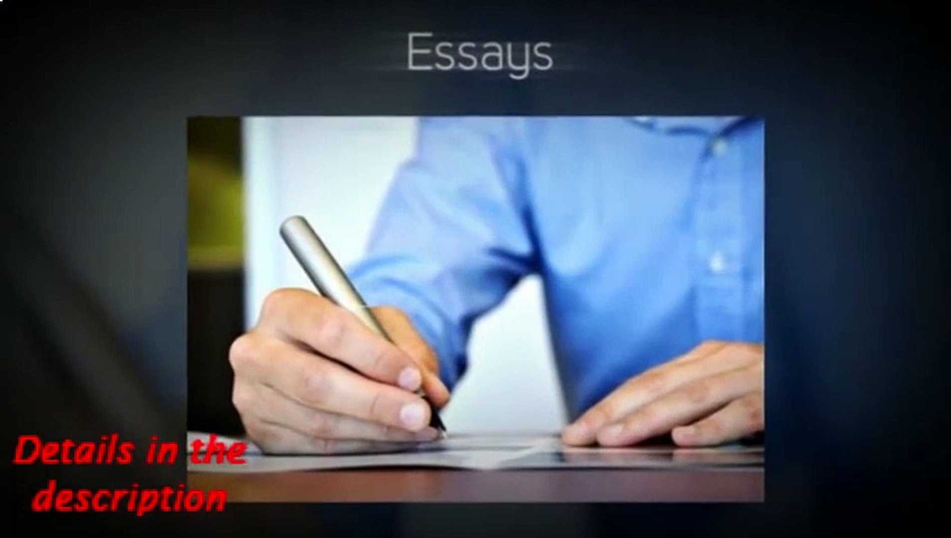 Write Essay English Language